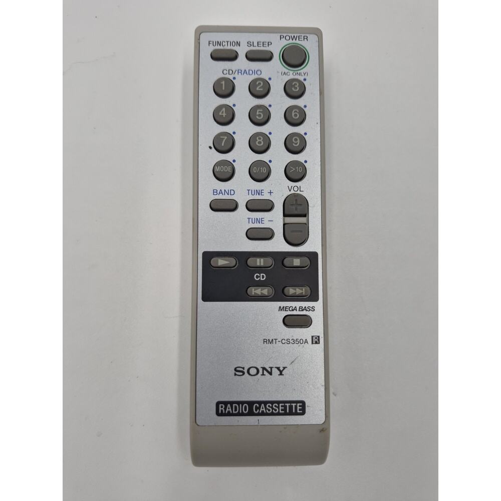 Genuine Sony RMT-CS350A Radio Cassette Remote Control for CFD-S350, CFDS350 oem